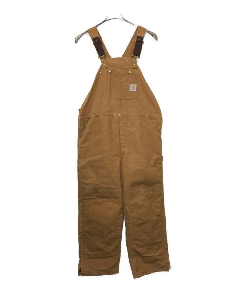 CarHartt（カーハート）CarHartt (カーハート) ダブルニーダックオーバーオール ブラウン サイズ:106cmの古着・服飾アイテム