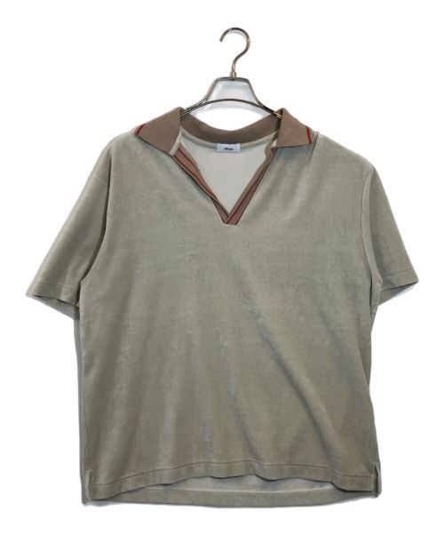 ALLEGE（アレッジ）ALLEGE (アレッジ) ベロアポロシャツ ベージュ サイズ:SIZE 3の古着・服飾アイテム