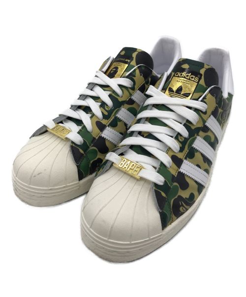 adidas（アディダス）adidas (アディダス) A BATHING APE (ア ベイシング エイプ) SUPER STAR 80S BAPE　オリジナルス スーパースター 