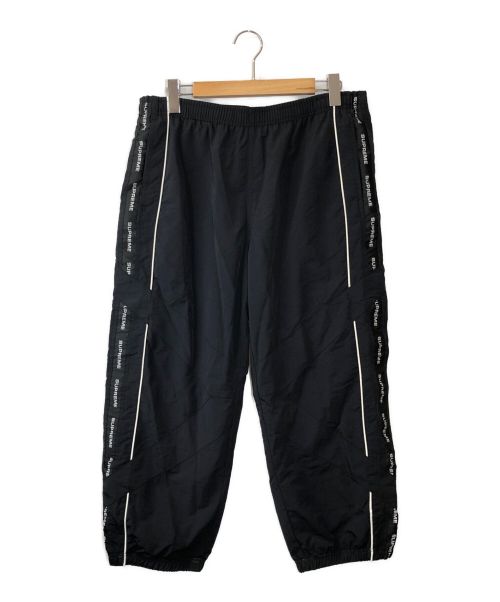 SUPREME（シュプリーム）Supreme (シュプリーム) Cross Paneled Track Pant 21SS　クロスパネルトラックパンツ ブラック サイズ:Lの古着・服飾アイテム