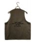 LIBERE (リベーレ) SLOGAN WORK VEST　スローガンワークベスト ブラウン サイズ:S 未使用品：8800円