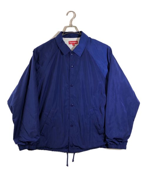 SUPREME（シュプリーム）Supreme (シュプリーム) world famous supreme ceam　ワールドフェイマス バックロゴ コーチジャケット. ブルー サイズ:Mの古着・服飾アイテム