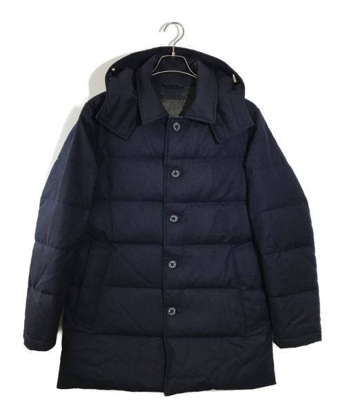 MACKINTOSH LONDON（マッキントッシュ ロンドン）MACKINTOSH LONDON (マッキントッシュ ロンドン) ELINGTON　エリントンフーデッドダウンアウター ネイビー サイズ:38の古着・服飾アイテム