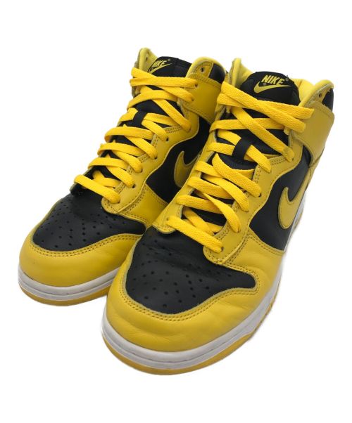 NIKE（ナイキ）NIKE (ナイキ) DUNK HIGH　ダンク ハイ イエロー×ブラック サイズ:27.5の古着・服飾アイテム