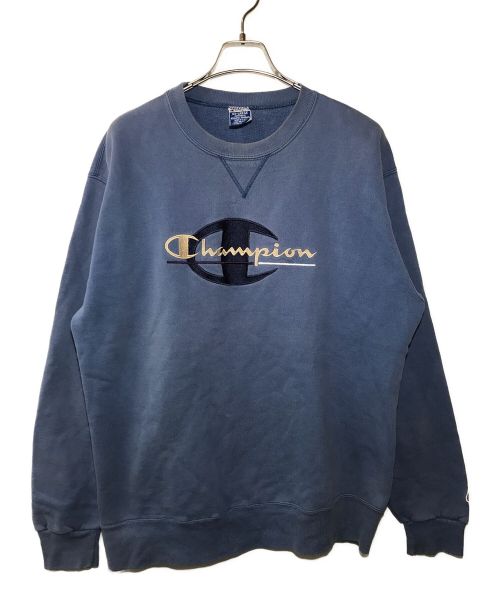 Champion REVERSE WEAVE（チャンピオン リバース ウィーブ）Champion REVERSE WEAVE (チャンピオンリバースウィーブ) リバースウィーブスウェット ブルー サイズ:XXLの古着・服飾アイテム