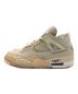 NIKE (ナイキ) OFFWHITE (オフホワイト) ウィメンズ エアジョーダン 4 レトロ SP ベージュ サイズ:US11.5：75000円