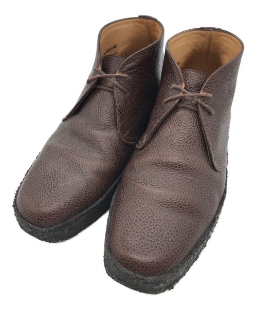 SANDERS（サンダース）SANDERS (サンダース) BRIT CHUKKA　ブリットソールチャッカブーツ ブラウン サイズ:6 1/2の古着・服飾アイテム