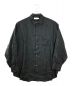 Graphpaper（グラフペーパー）の古着「Linen L/S Oversized Regular Collar Shirt　リネンオーバーサイズレギュラーカラーシャツ」｜ブラック