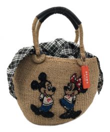 BEAMS BOY×DISNEY（ビームスボーイ×ディズニー）の古着「40th別注Disneyラウンドバッグ」｜ベージュ