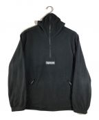 SUPREMEシュプリーム）の古着「POLARTEC FACEMASK Half ZIP Pullover　ポーラテックフェイスマスクハーフジッププルオーバー」｜ブラック