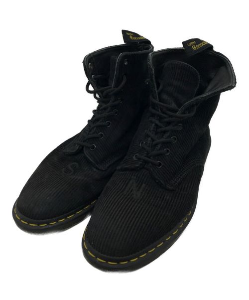 Dr.Martens（ドクターマーチン）Dr.Martens (ドクターマーチン) UNDERCOVER (アンダーカバー) コーデュロイ8ホールブーツ ブラック サイズ:SIZE9の古着・服飾アイテム