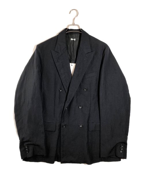 A.PRESSE（アプレッセ）A.PRESSE (アプレッセ) Double Breasted Jacket　ダブルブレストジャケット ネイビー サイズ:3 未使用品の古着・服飾アイテム