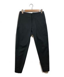 DESCENTE（デサント）の古着「HIGH STRETCH PANTS WIDE TAPERED FIT　ハイストレッチパンツ」｜ブラック