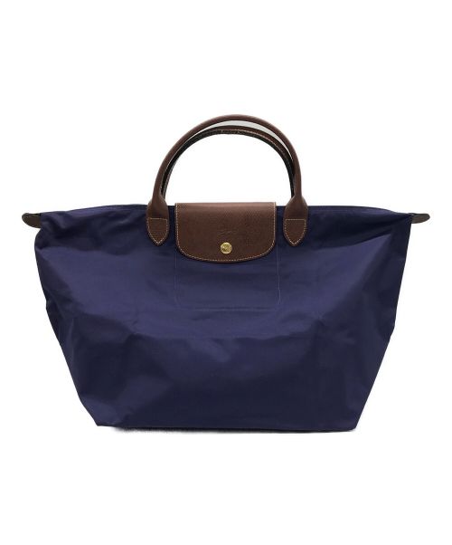 LONGCHAMP（ロンシャン）LONGCHAMP (ロンシャン) ル・プリアージュナイロンバッグ パープルの古着・服飾アイテム