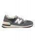 NEW BALANCE (ニューバランス) ローカットスニーカー グレー サイズ:US09：15000円