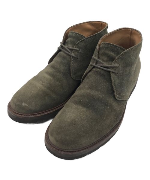 BRUNELLO CUCINELLI（ブルネロクチネリ）BRUNELLO CUCINELLI (ブルネロクチネリ) スウェードブーツ カーキ サイズ:42の古着・服飾アイテム