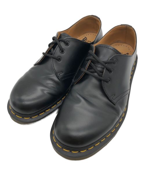 Dr.Martens（ドクターマーチン）Dr.Martens (ドクターマーチン) 3ホールレザーシューズ ブラック サイズ:9の古着・服飾アイテム