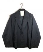 Blanc YMブランワイエム）の古着「Oversize Welt pocket JKT　オーバーサイズウェルトポケットジャケット」｜ブラック