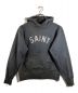 SAINT MICHAEL（セントマイケル）の古着「PATCH HOODIE パッチ フーディ スウェット パーカー」｜ブラック