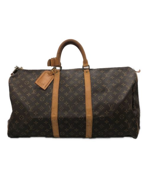 LOUIS VUITTON（ルイ ヴィトン）LOUIS VUITTON (ルイ ヴィトン) キーポル55 モノグラム　M41424 ブラウン サイズ:下記参照の古着・服飾アイテム