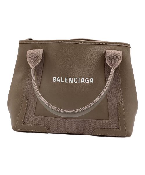 BALENCIAGA（バレンシアガ）BALENCIAGA (バレンシアガ) ネイビー カバス ミンクグレーの古着・服飾アイテム