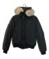 CANADA GOOSE（カナダグース）の古着「LABRADOR BOMBER　ファー付きボンバーダウンジャケット」｜ブラック