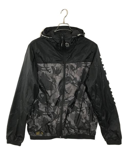 Aape BY A BATHING APE（エーエイプ バイ アベイシングエイプ）AAPE BY A BATHING APE (エーエイプ バイ アベイシングエイプ) ナイロンパーカー ブラック サイズ:XLの古着・服飾アイテム