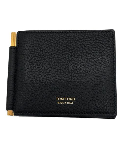 TOM FORD（トムフォード）TOM FORD (トムフォード) レザーマネークリップ ブラック サイズ:下記参照の古着・服飾アイテム