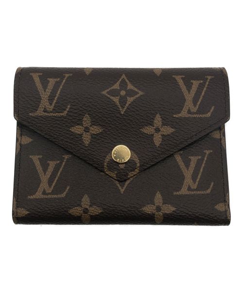 LOUIS VUITTON（ルイ ヴィトン）LOUIS VUITTON (ルイ ヴィトン) ポルトフォイユ・ヴィクトリーヌ　モノグラム　M62472 ブラウンの古着・服飾アイテム