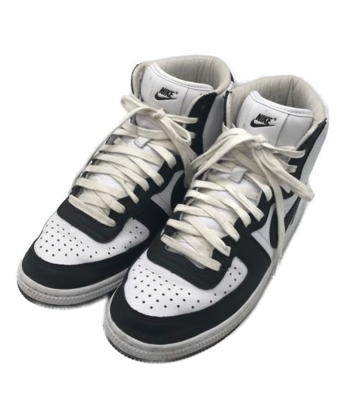 NIKE（ナイキ）NIKE (ナイキ) COMME des GARCONS HOMME PLUS (コムデギャルソンオムプリュス) ターミネーター ハイ ホワイト×ブラック サイズ:27.0の古着・服飾アイテム