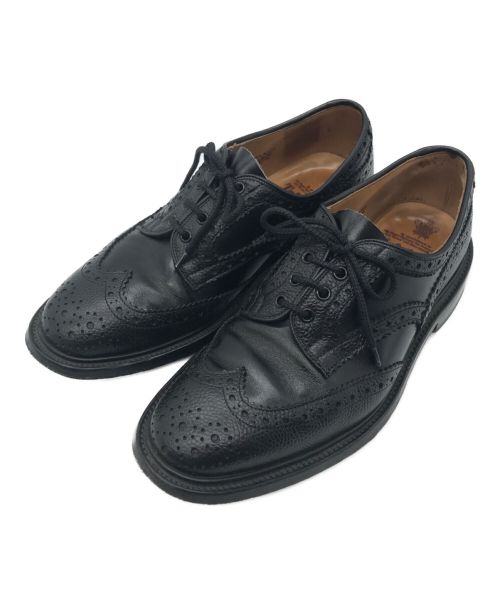 Tricker's（トリッカーズ）Tricker's (トリッカーズ) ウィングチップシューズ ブラック サイズ:8.5の古着・服飾アイテム