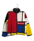 SUPREMEシュプリーム）の古着「リバーシブルジャケット」｜ブラック×ブルー×レッド