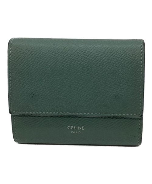 CELINE（セリーヌ）CELINE (セリーヌ) スモール トリフォールドコンパクトウォレットの古着・服飾アイテム