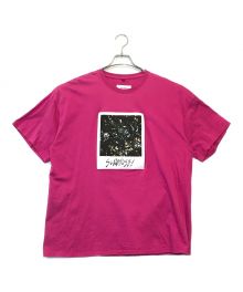 doublet（ダブレット）の古着「POLAROID FILM T-SHIRT」｜ショッキングピンク