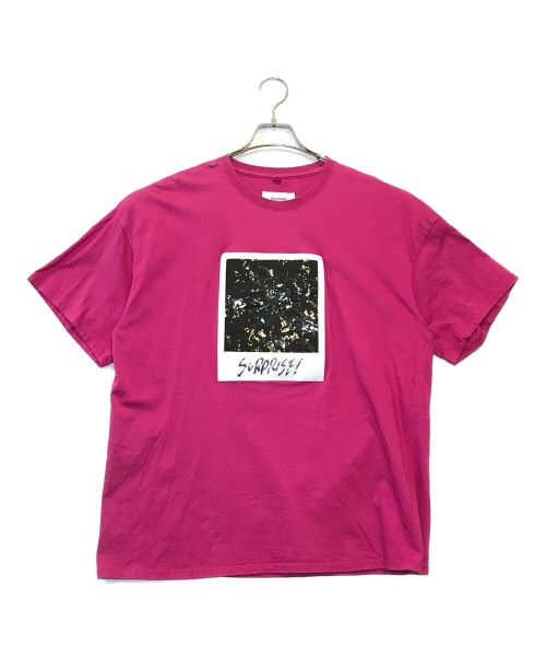 doublet（ダブレット）doublet (ダブレット) POLAROID FILM T-SHIRT ショッキングピンク サイズ:MEDIUMの古着・服飾アイテム