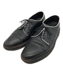 Tricker's×KIDS LOVE GAITE（トリッカーズ×キッズラブゲイト）の古着「プレーントゥーラバーシューズ」｜ブラック