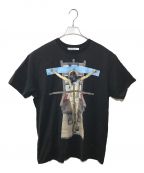 GIVENCHYジバンシィ）の古着「Columbian-Fit Printed Cotton-Jersey T-Shirt」｜ブラック