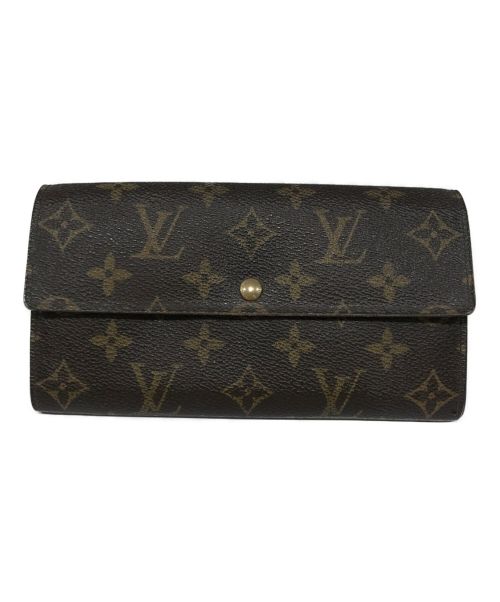 LOUIS VUITTON（ルイ ヴィトン）LOUIS VUITTON (ルイ ヴィトン) 長財布 ブラウンの古着・服飾アイテム