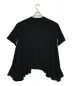 ENFOLD (エンフォルド) RANDOM-FLARE T-SHIRT ブラック サイズ:38 未使用品：14000円