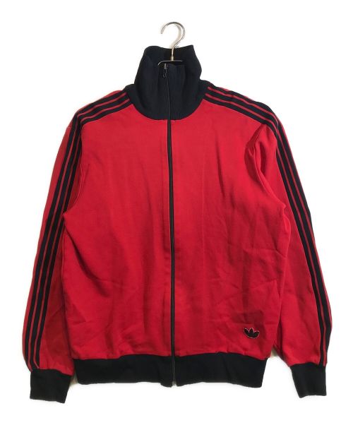 adidas（アディダス）adidas (アディダス) 70~80'sトラックジャケット レッド×ブラック サイズ:５の古着・服飾アイテム