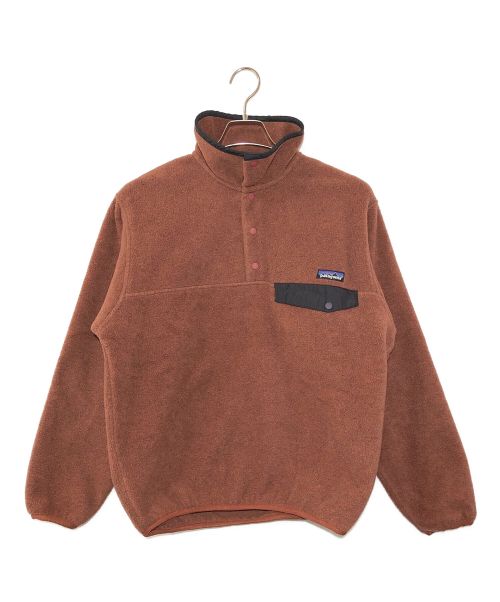 Patagonia（パタゴニア）Patagonia (パタゴニア) 90'sシンチラ・スナップT・プルオーバー ブラウン×ブラック サイズ:Sの古着・服飾アイテム