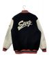 SWAGGER (スワッガー) メルトン×レザースタジャン ネイビー×ホワイト サイズ:L：14000円