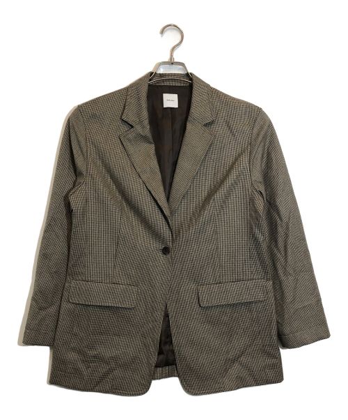 Spick and Span（スピックアンドスパン）Spick and Span (スピックアンドスパン) ウールカルゼロングジャケット ブラウン サイズ:38の古着・服飾アイテム