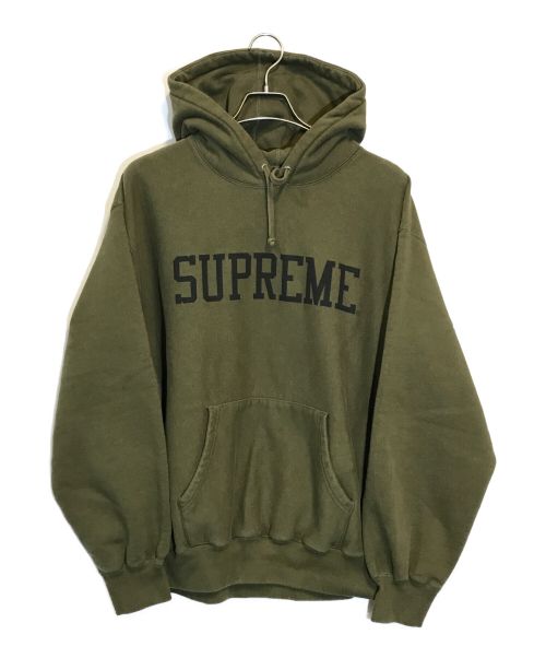 SUPREME（シュプリーム）SUPREME (シュプリーム) バーシティ フーデッドスウェットシャツ カーキ サイズ:Ⅿの古着・服飾アイテム