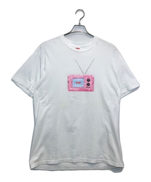 SUPREME（シュプリーム）SUPREME (シュプリーム) テレビTシャツ ホワイト サイズ:SIZE Lの古着・服飾アイテム