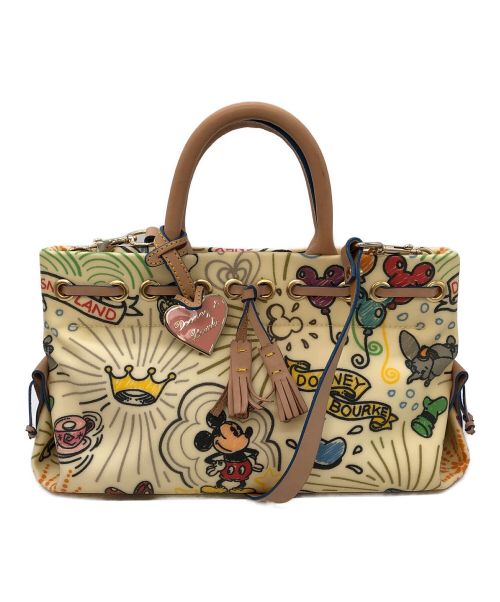 DOONEY&BOURKE（ドゥーニーアンドバーク）DOONEY&BOURKE (ドゥーニーアンドバーク) DISNEY (ディズニー) 2WAYショルダーバッグ ベージュの古着・服飾アイテム