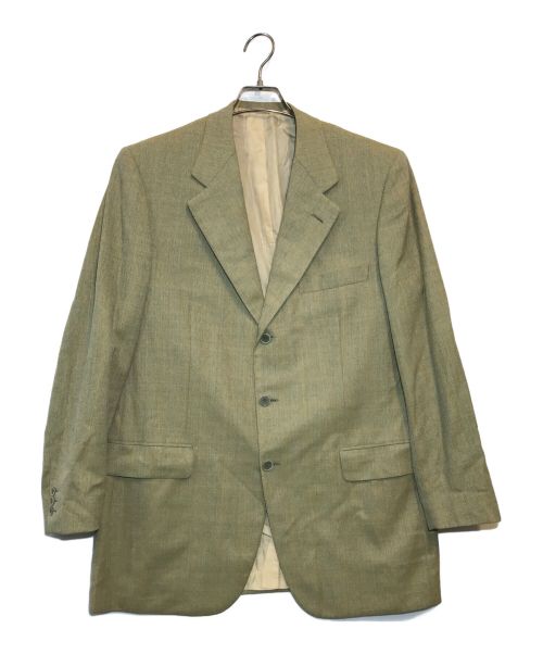 BRIONI（ブリオーニ）BRIONI (ブリオーニ) 3Bチェックテーラードジャケット グリーン サイズ:SIZE 52の古着・服飾アイテム