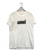 AMI Alexandre Mattiussiアミ アレクサンドル マテュッシ）の古着「ロゴプリントTシャツ」｜ホワイト