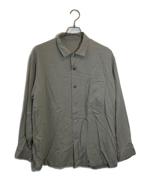 Y's for men（ワイズフォーメン）Y's for men (ワイズフォーメン) レーヨンシャツ グレー サイズ:記載なしの古着・服飾アイテム