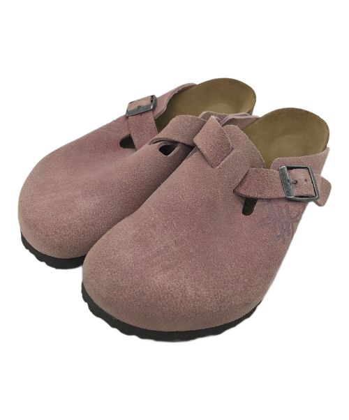 BIRKENSTOCK（ビルケンシュトック）BIRKENSTOCK (ビルケンシュトック) stussy (ステューシー) ボストンサンダル ピンク サイズ:41　265の古着・服飾アイテム